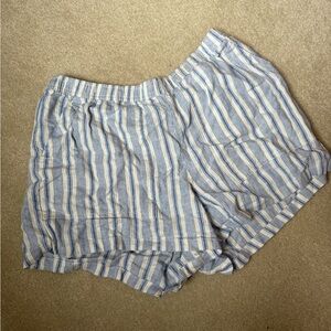 Universal Thread Blue and White Striped Shorts